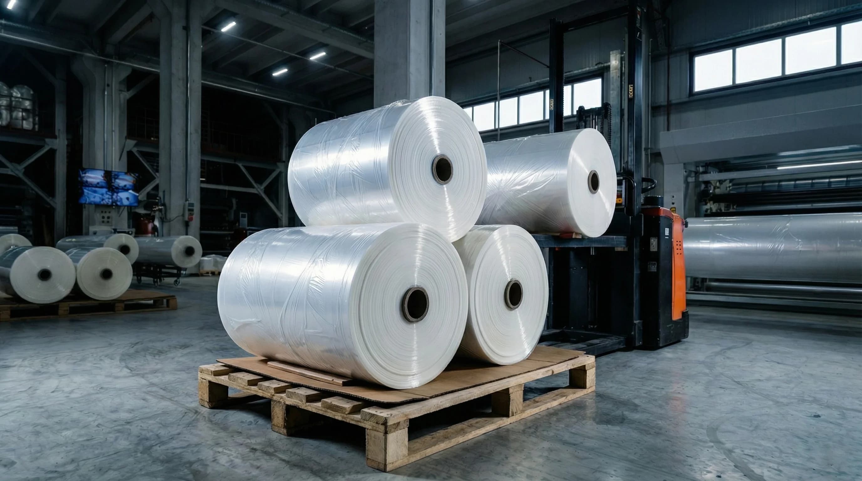 Konvertörler için yarım jumbo baz bobinler.