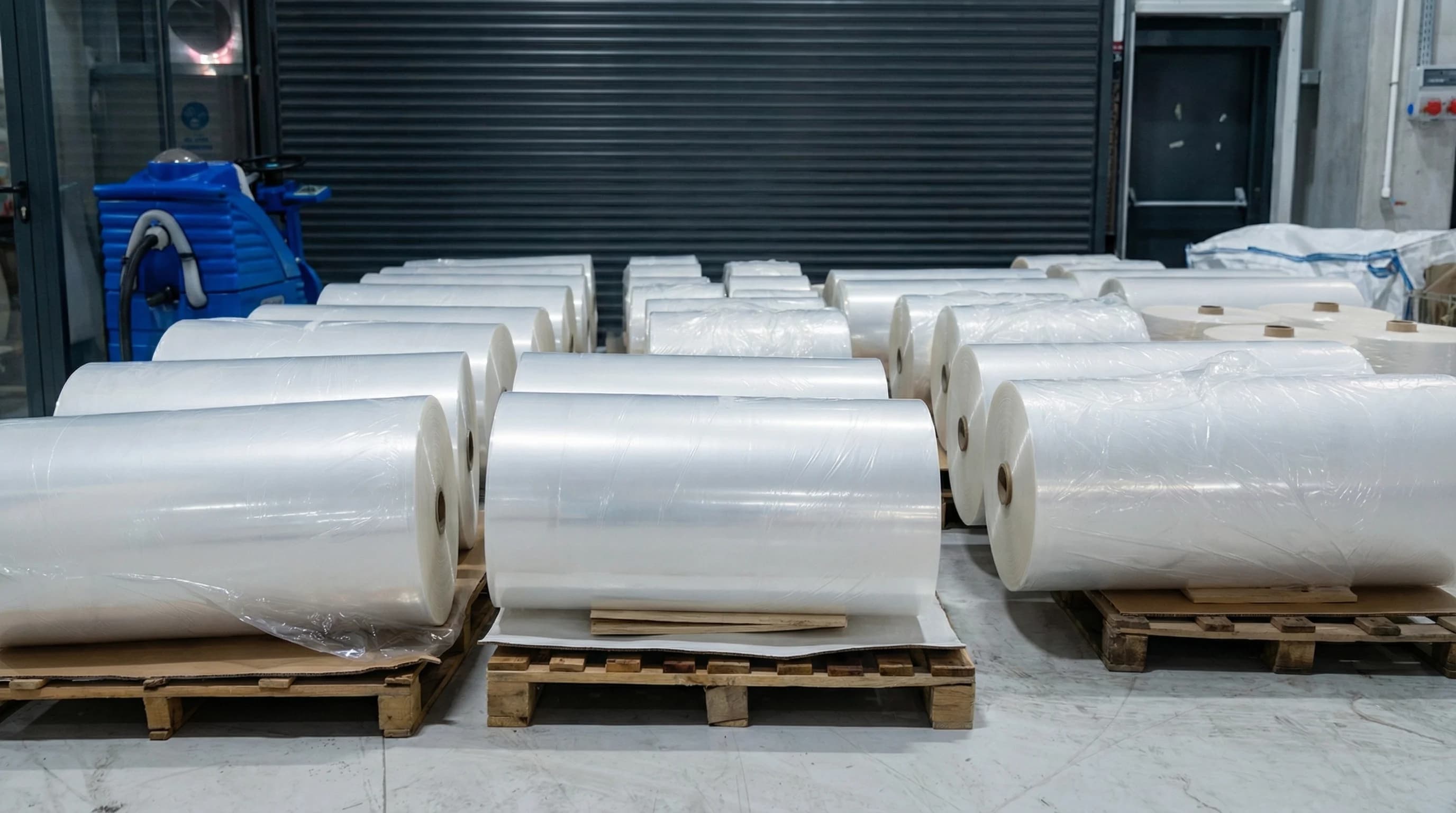 MGS POF shrink film rulolari sevk kapisi — iletisim ve satis ekibi