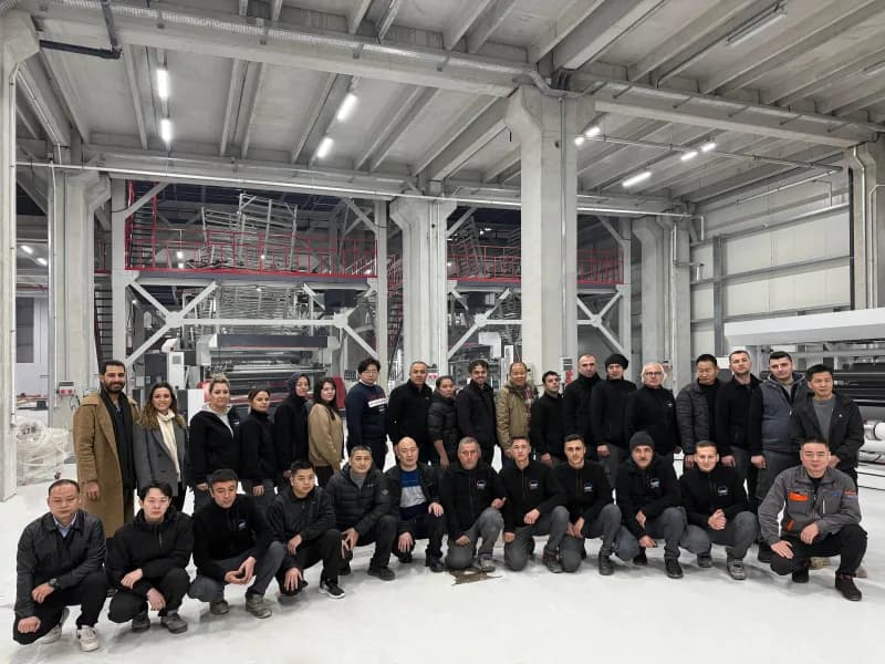 Maripak shrink ambalaj makineleri fabrika ekibi İstanbul Dudullu — MGS'nin kardeş şirketi