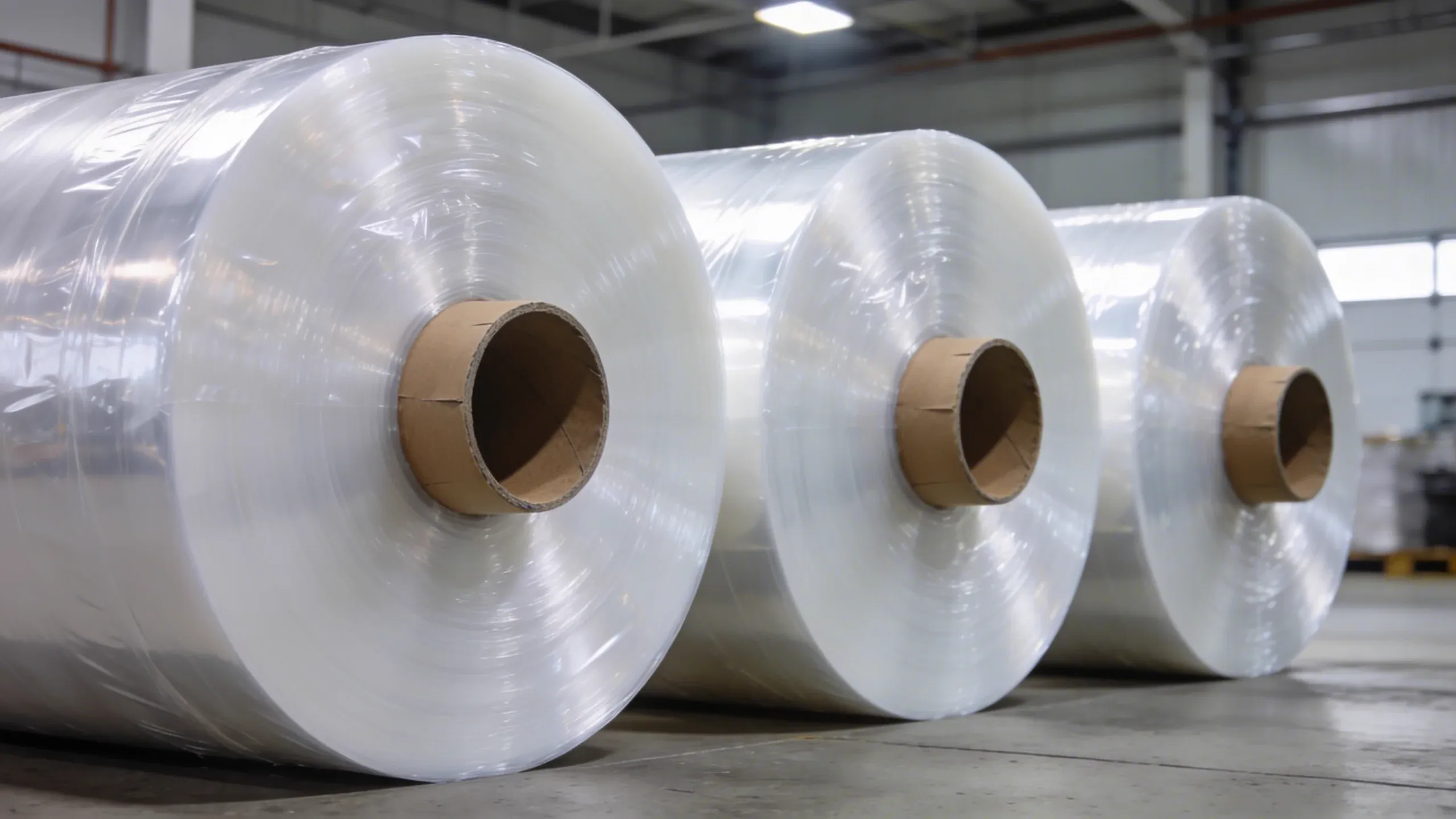 MGS yarım jumbo POF shrink film baz bobin